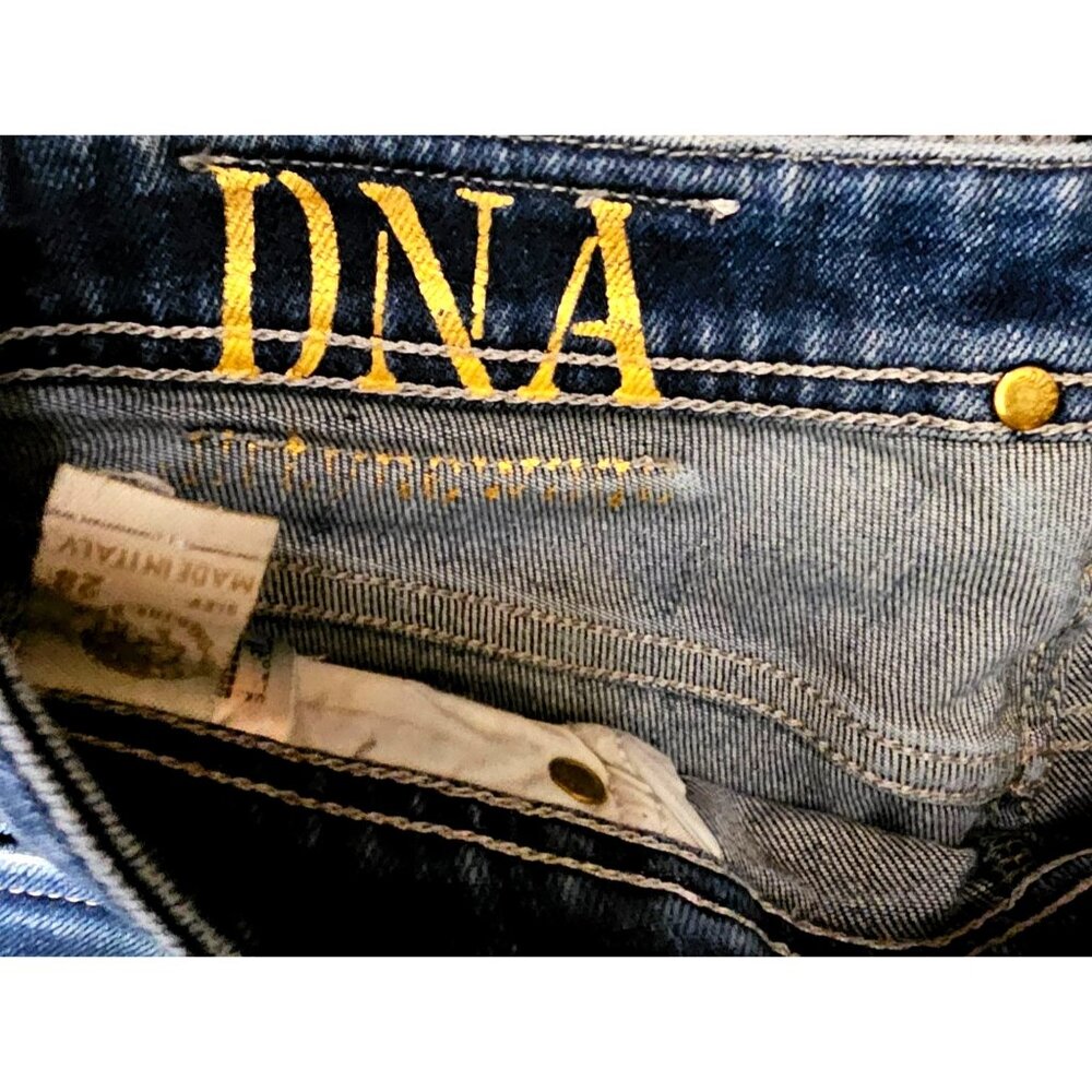Diesel Men's Distressed Blue Jeans 28x32 Straight Fit Larkee Wash 0808R Stretch - Picture 8 of 16